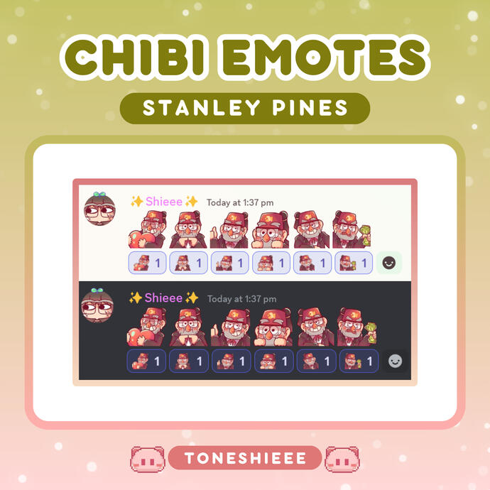 STANLEY PINES EMOTES - PACK 1 STANLEY PINES EMOTES - PACK 1