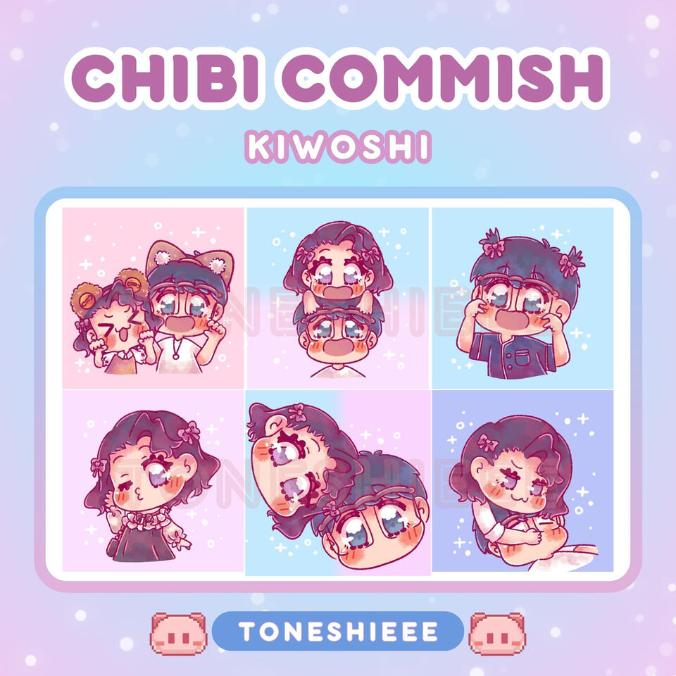 CHIBI COMMISH - KIWOSHI W BG COLOR CHIBI COMMISH - KIWOSHI W BG COLOR