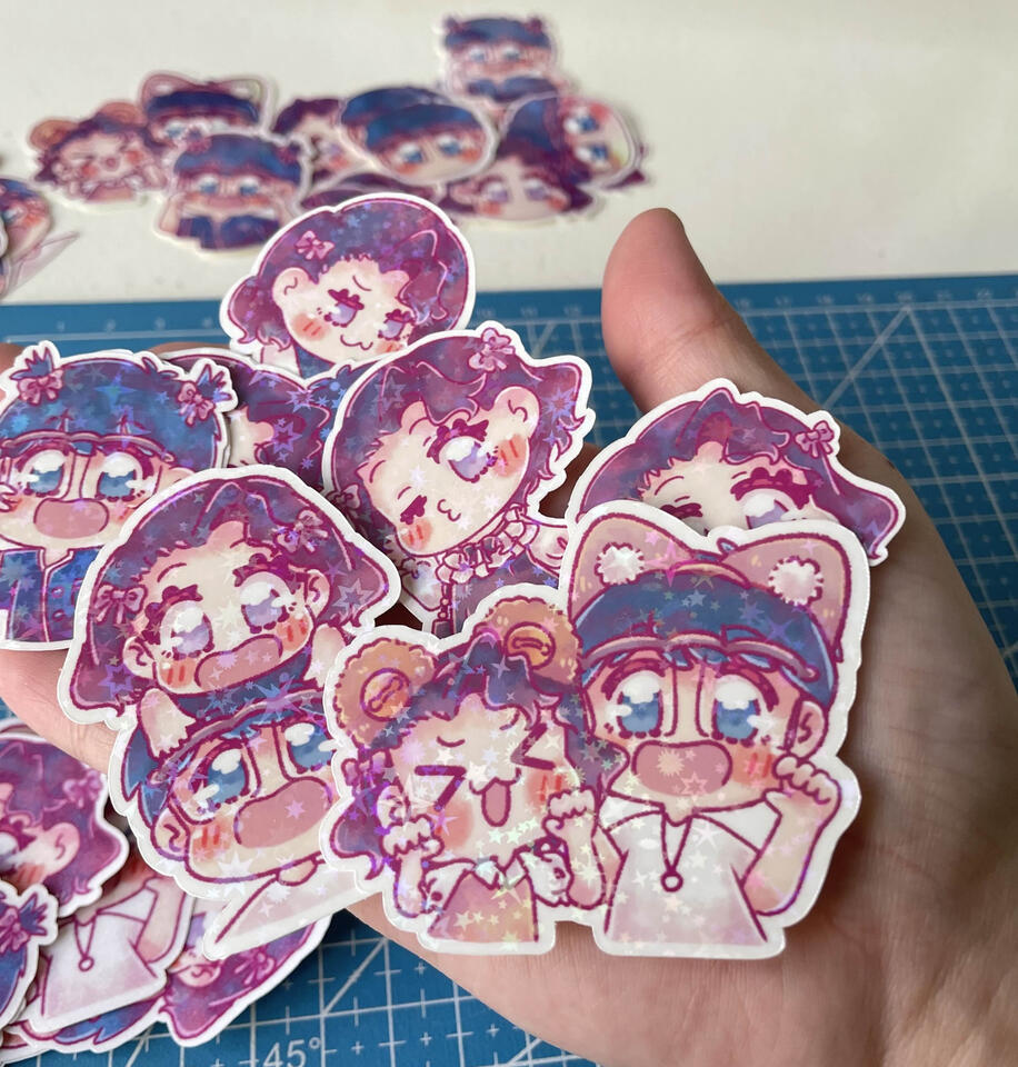 STICKERS - HOLOGRAPHIC SPARKLES